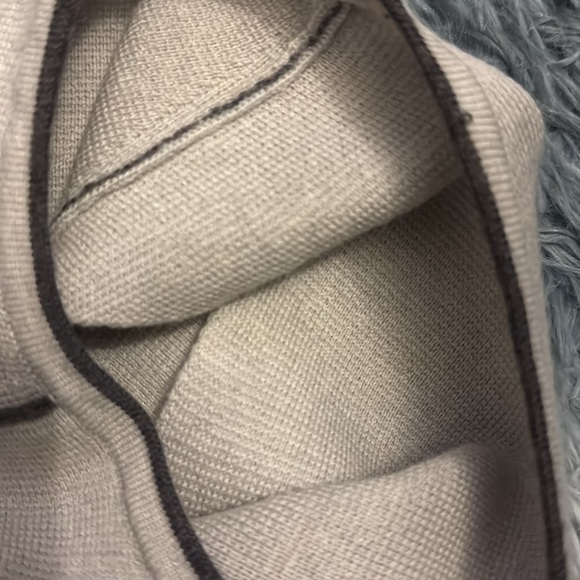 IRIS & INK Cream Sheath Dress Sleeveless Crew Neck - Picture 14 of 14